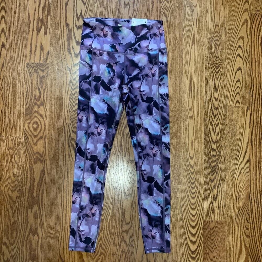 Gaiam Om Pocket High-Waisted 7/8 Ankle Leggings SZ XS NEW
